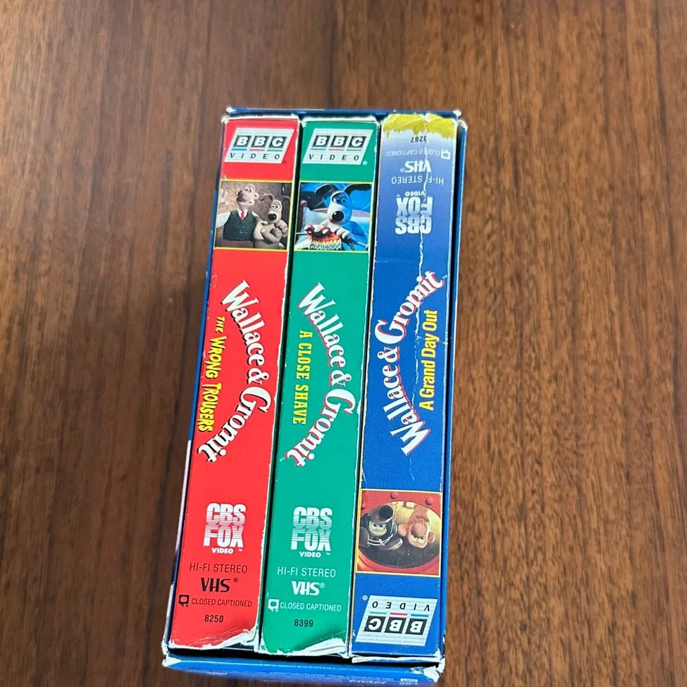 Wallace & Gromit VHS Tape box set